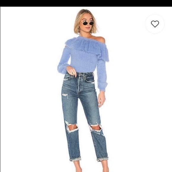 Revolve Micah Blue Sweater - Picture 3 of 3